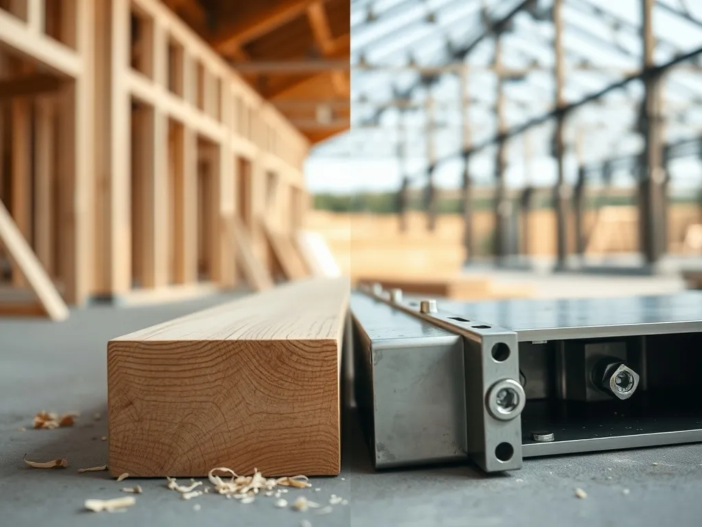 Co jest tańsze: konstrukcja stalowa czy drewniana?